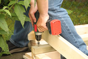 Arbeit mit Holz